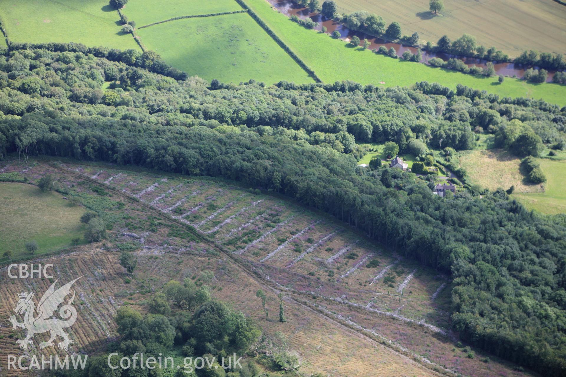 RCAHMW colour oblique aerial photograph of The Graig Settlement. Taken on 23 July 2009 by Toby Driver