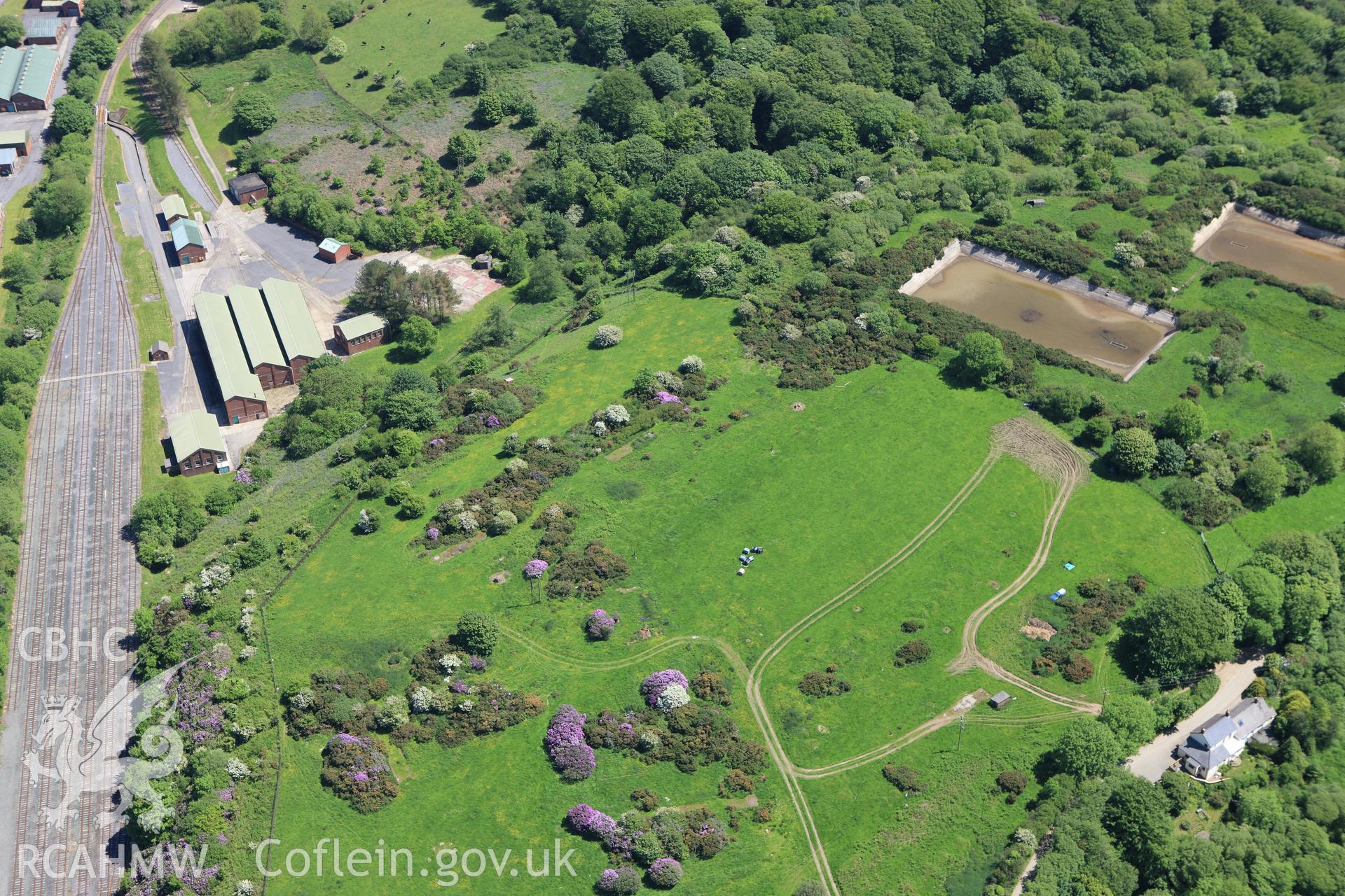 RCAHMW colour oblique aerial photograph of RNAD Trecwn. Taken on 01 June 2009 by Toby Driver
