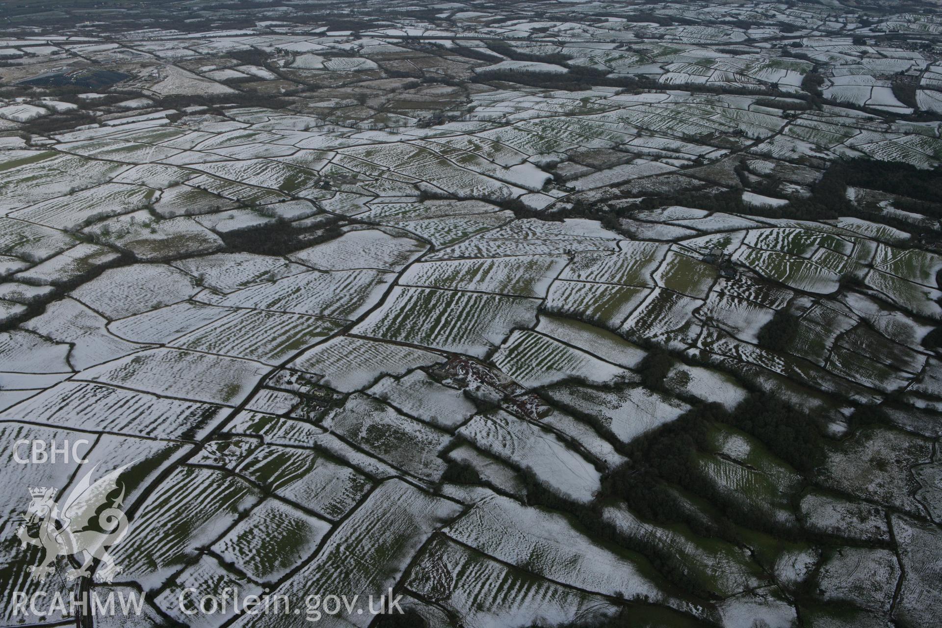 RCAHMW colour oblique photograph of Cadwgan fawr, looking north-east. Taken by Toby Driver on 06/02/2009.