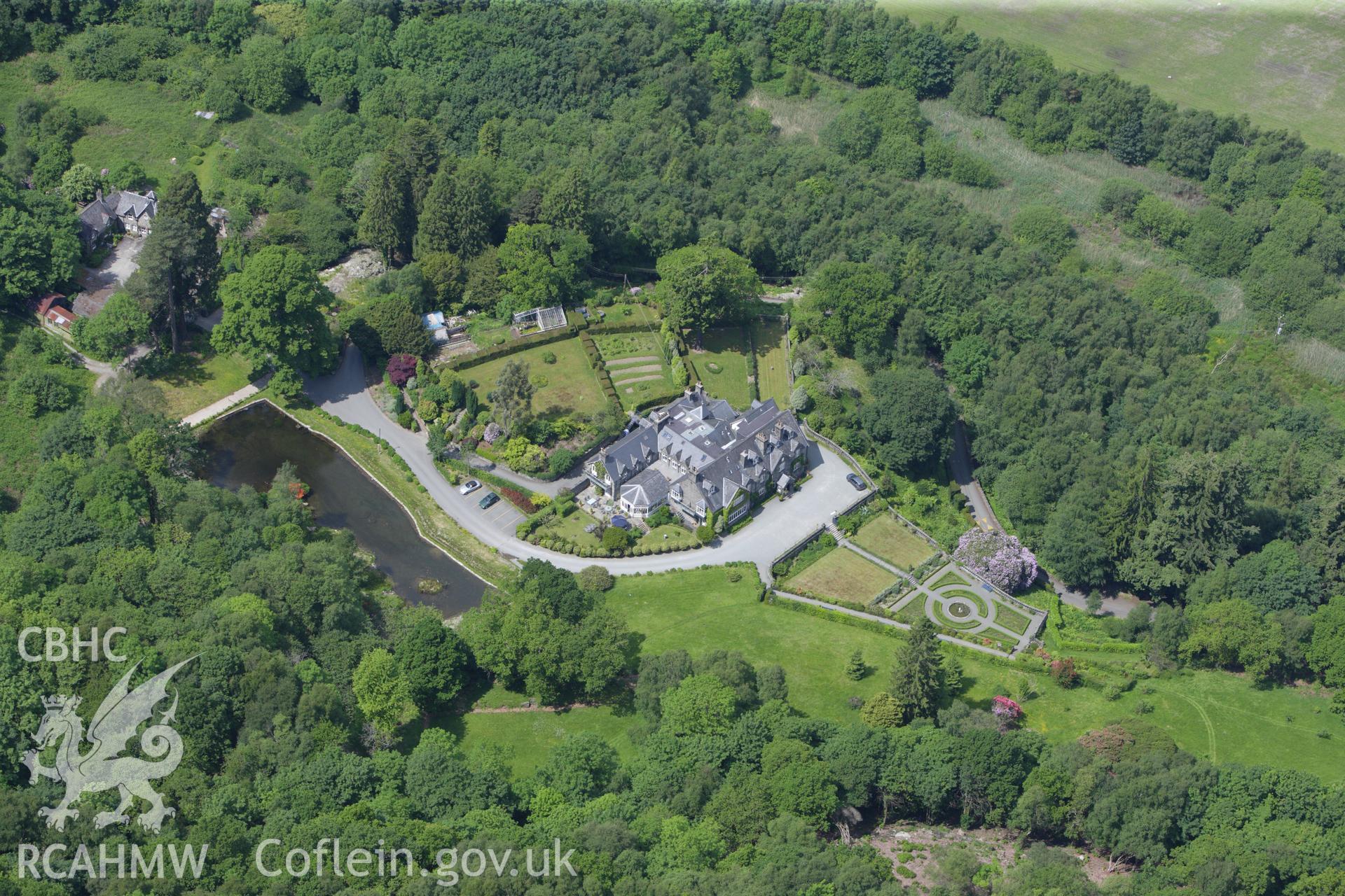 RCAHMW colour oblique aerial photograph of Penmaenucha. Taken on 02 June 2009 by Toby Driver