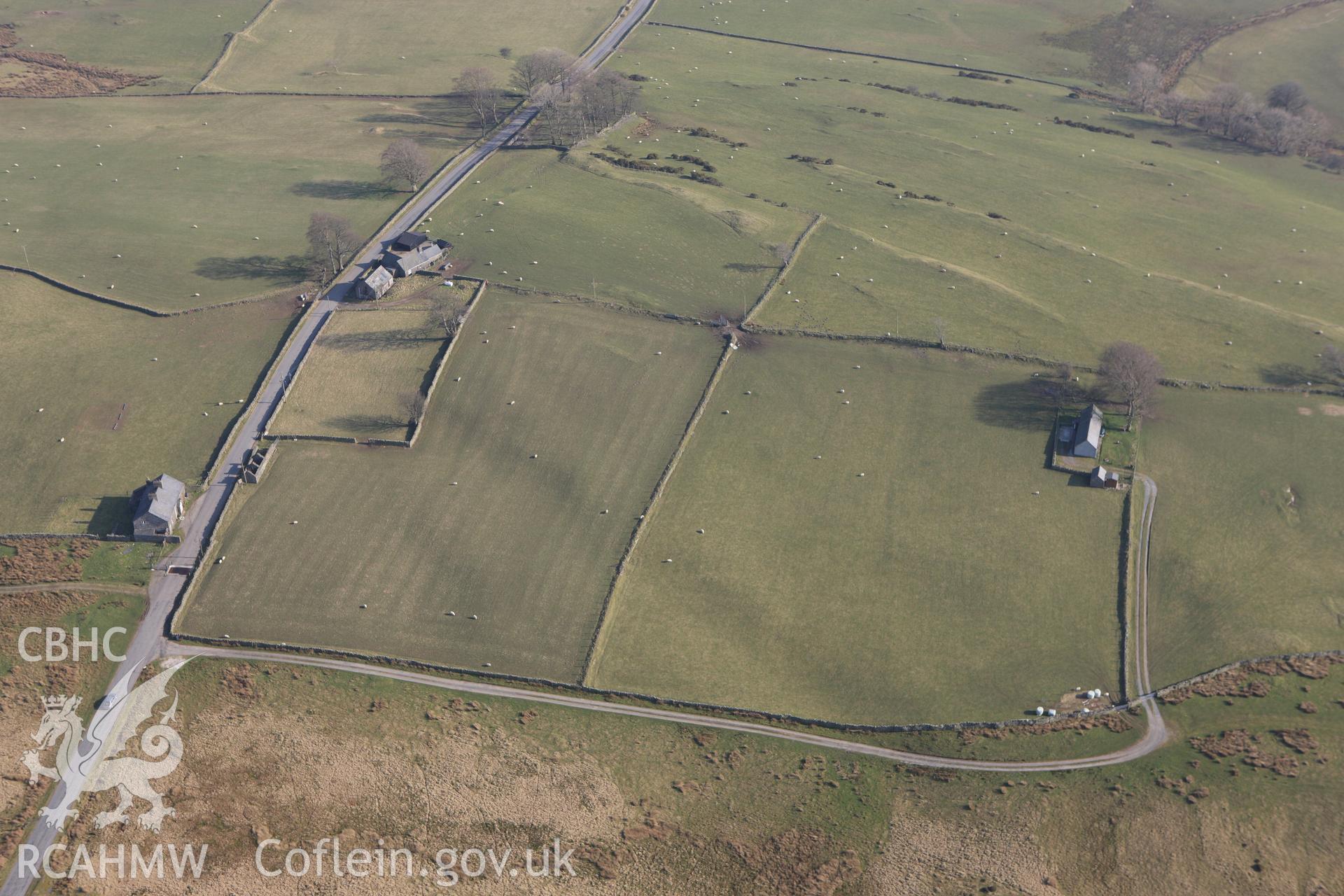 RCAHMW colour oblique photograph of Pisgah Chapel. Taken by Toby Driver on 18/03/2009.
