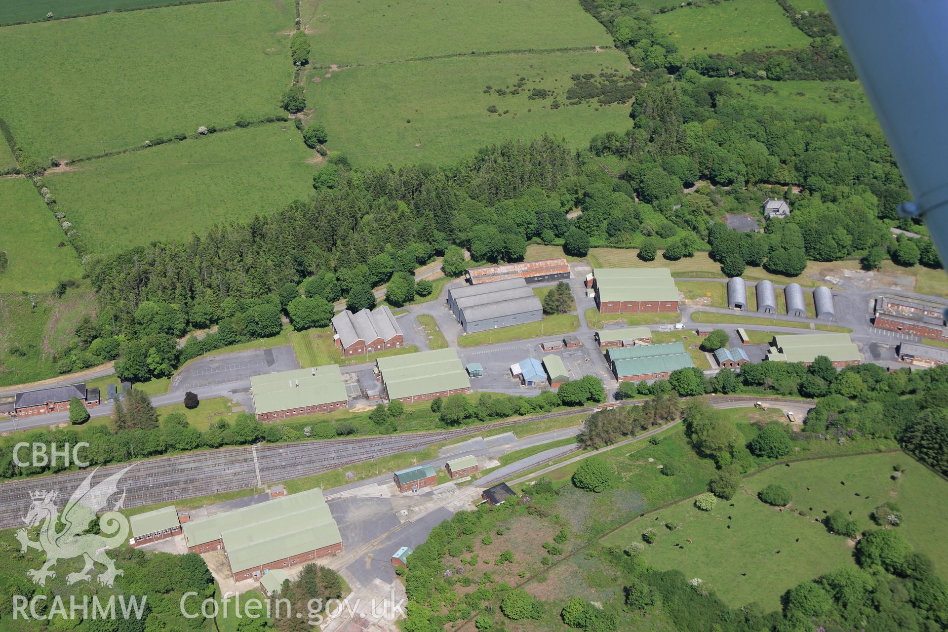 RCAHMW colour oblique aerial photograph of RNAD Trecwn. Taken on 01 June 2009 by Toby Driver