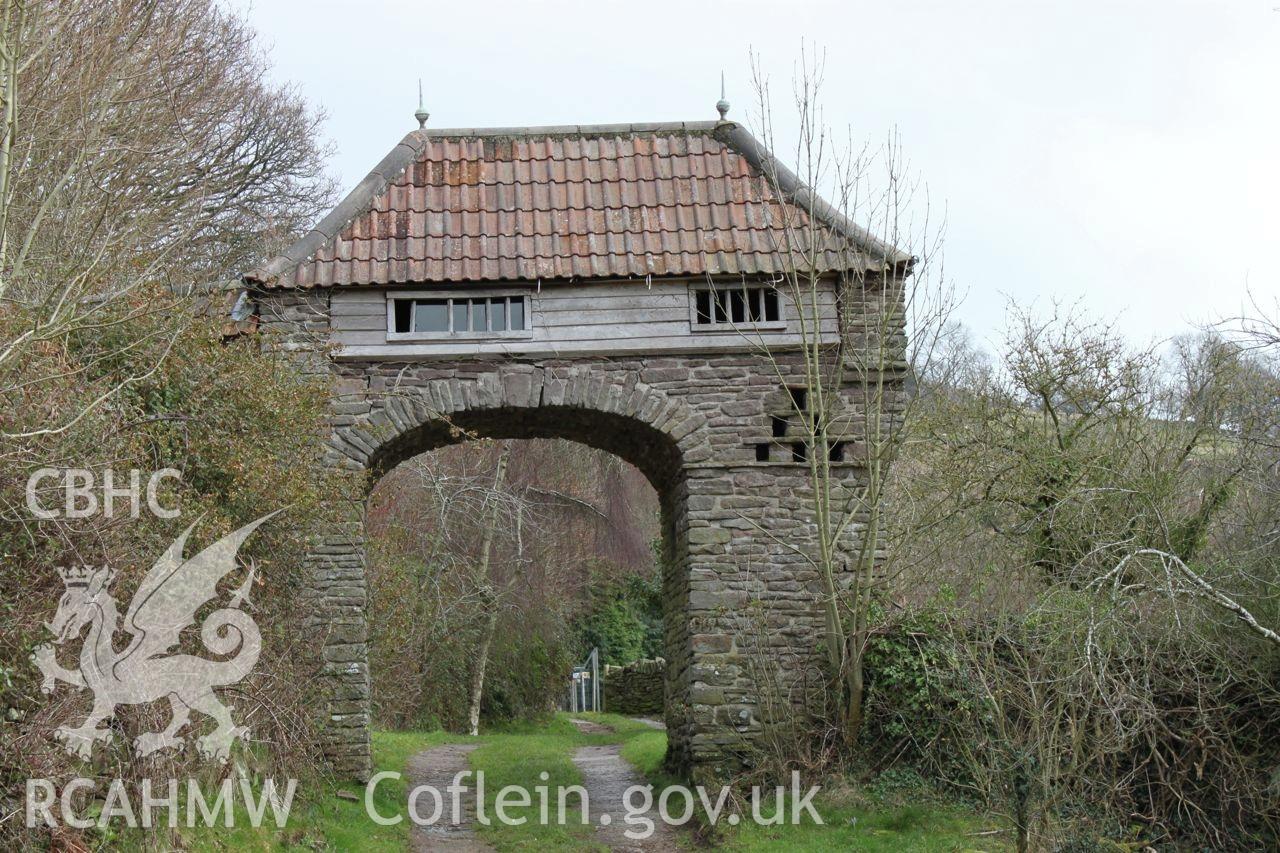 View of the gatehouse from the forecourt.