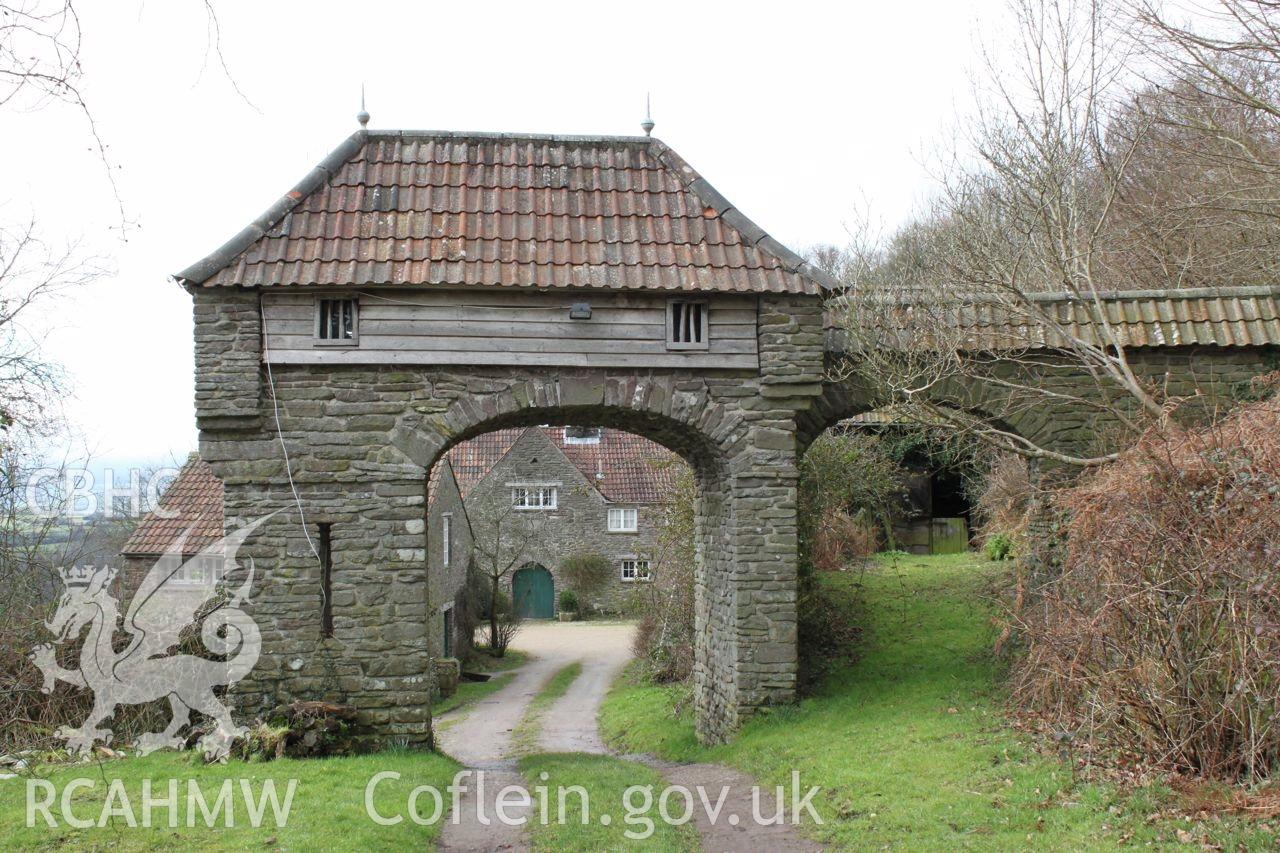 View of the gatehouse from the drive.