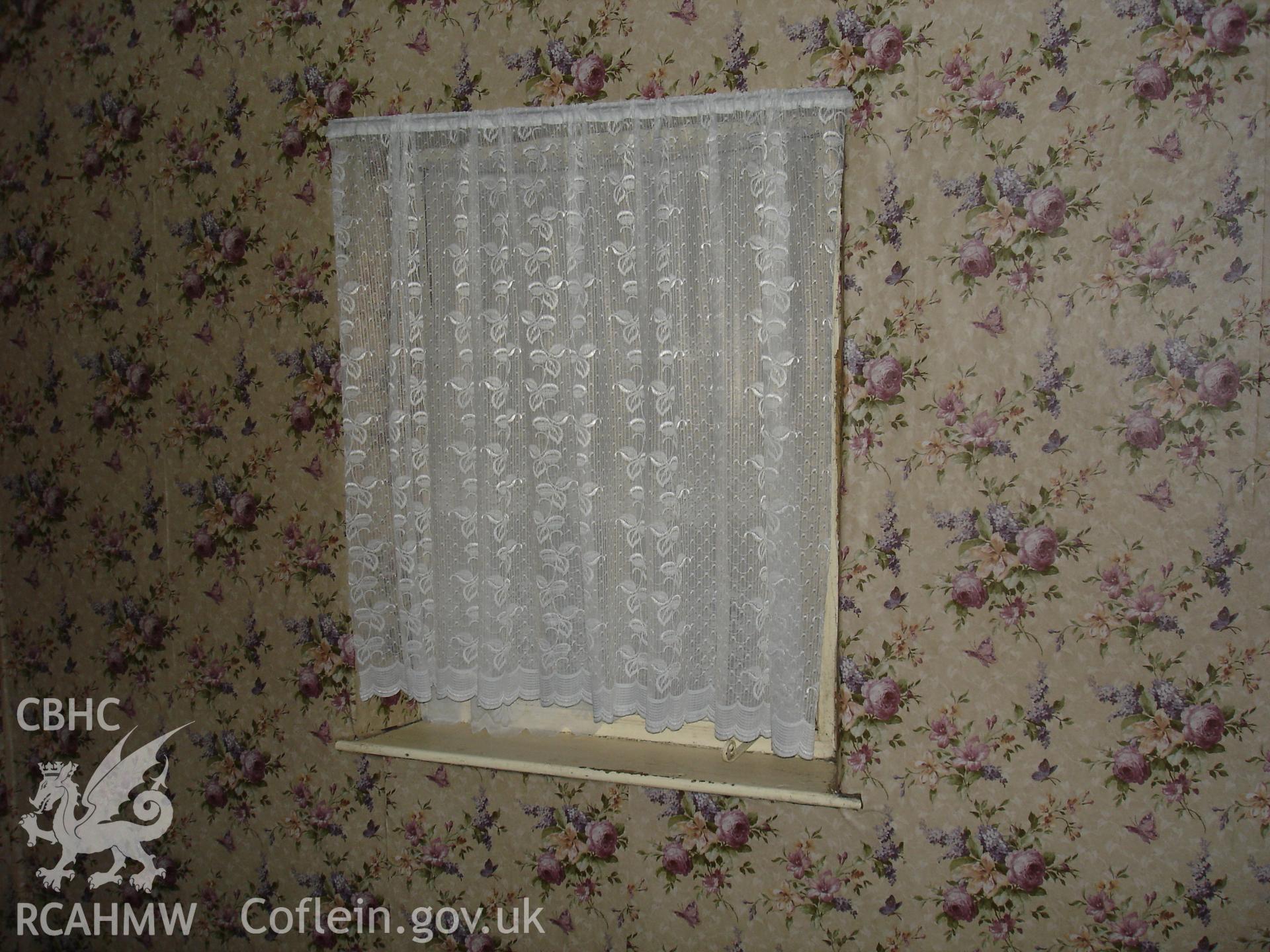 Colour digital photograph showing interior view of a cottage at Gelli Houses, Cymmer.