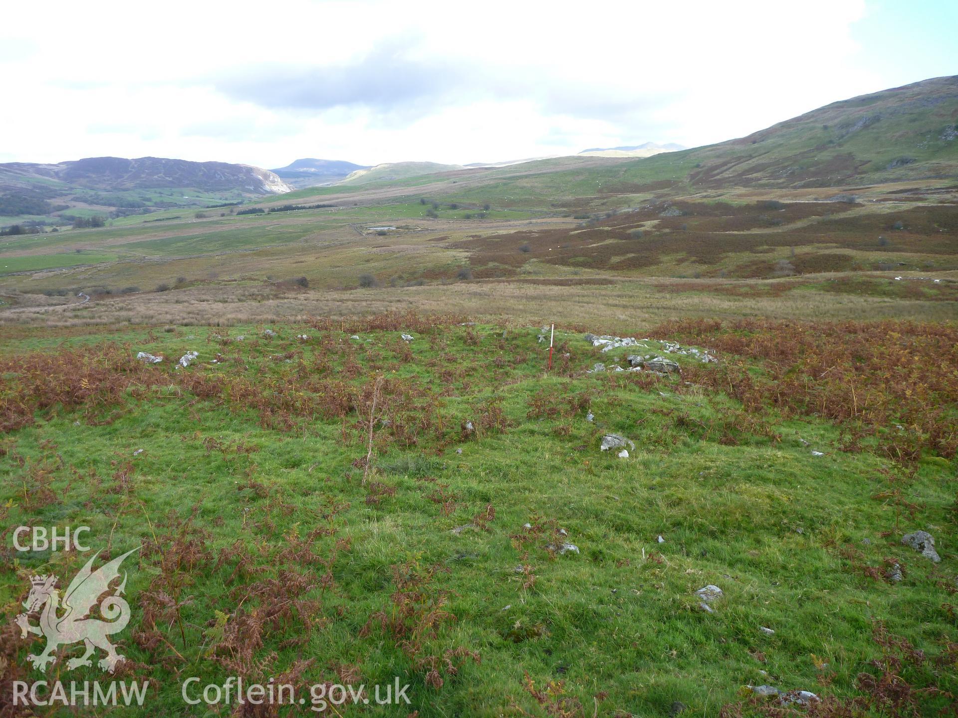 Ffridd Bod-y-Fuddau Round House I, viewed facing northeast