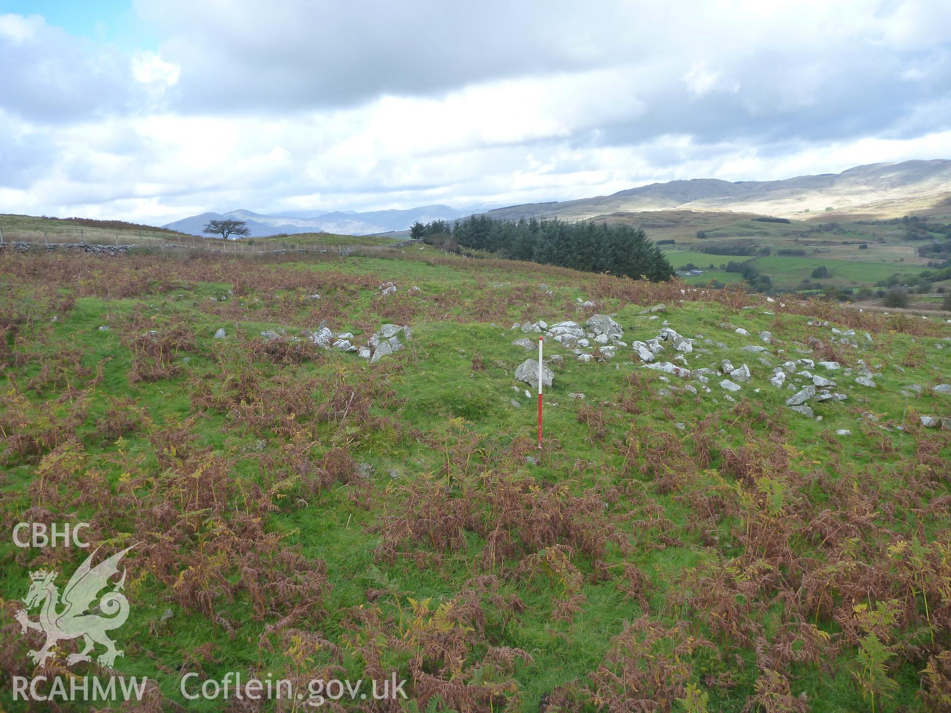 Ffridd Bod-y-Fuddau Round House I, viewed facing north