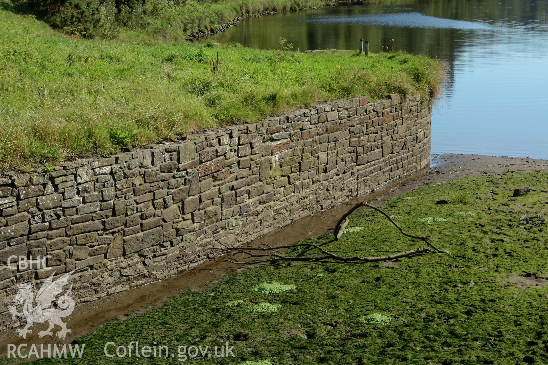 Detail of stone work of the dock by the Great Workhouse