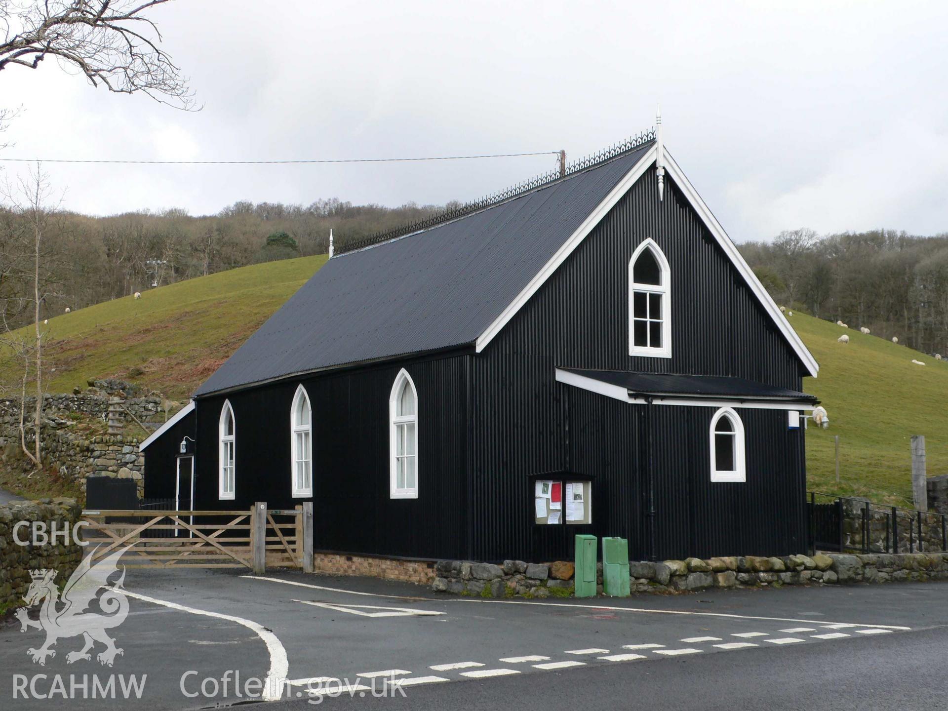 One digital colour photograph of the Mission Room, Ganllwyd,  taken by David Howarth in 2008.