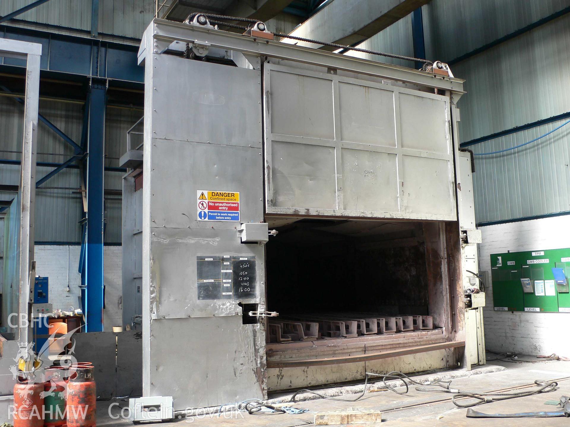 Large oven at at Dolgarrog Aluminium Works taken by Ken Howarth 2008