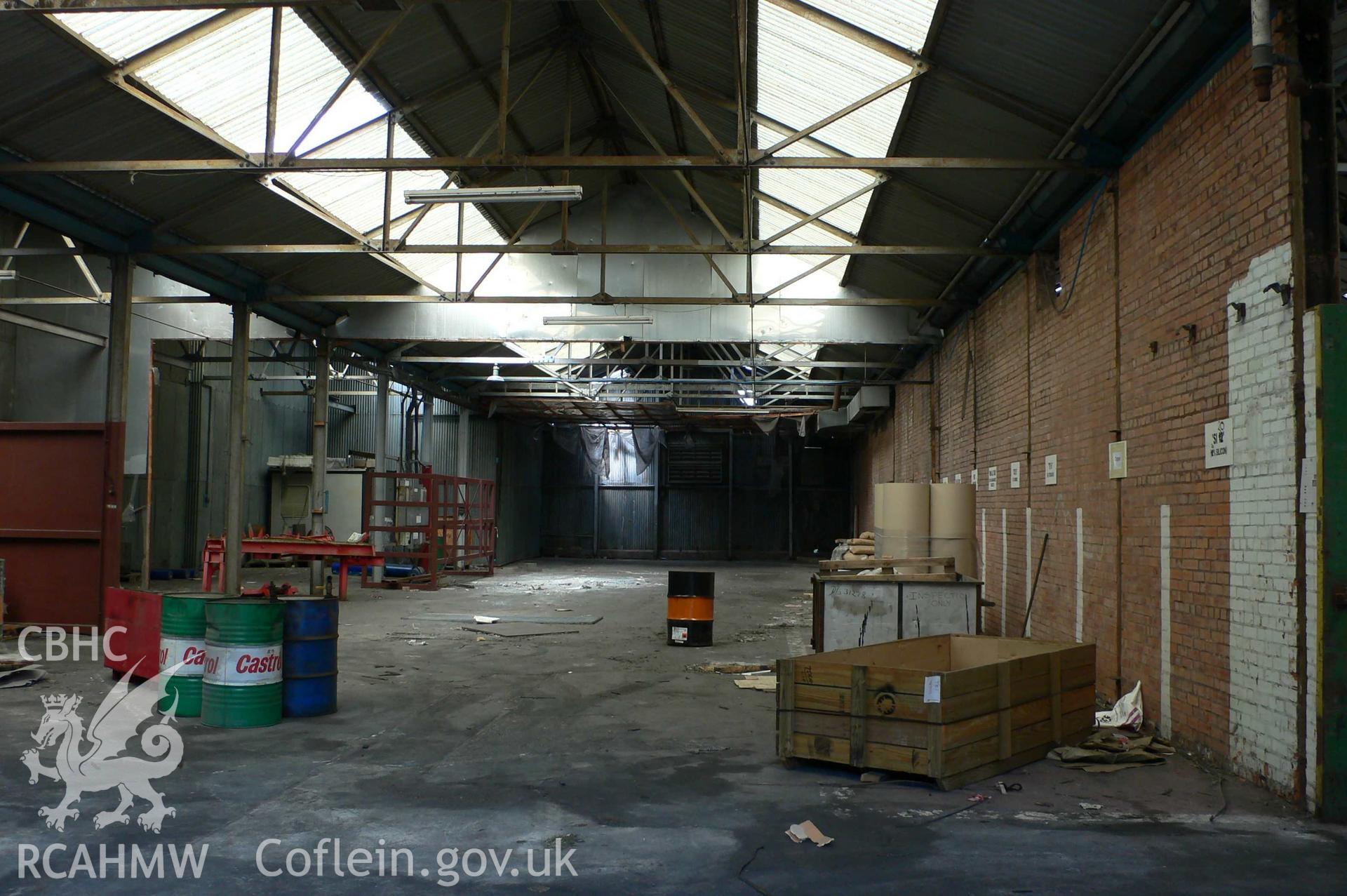 Workshop at Dolgarrog Aluminium Works taken by Ken Howarth 2008