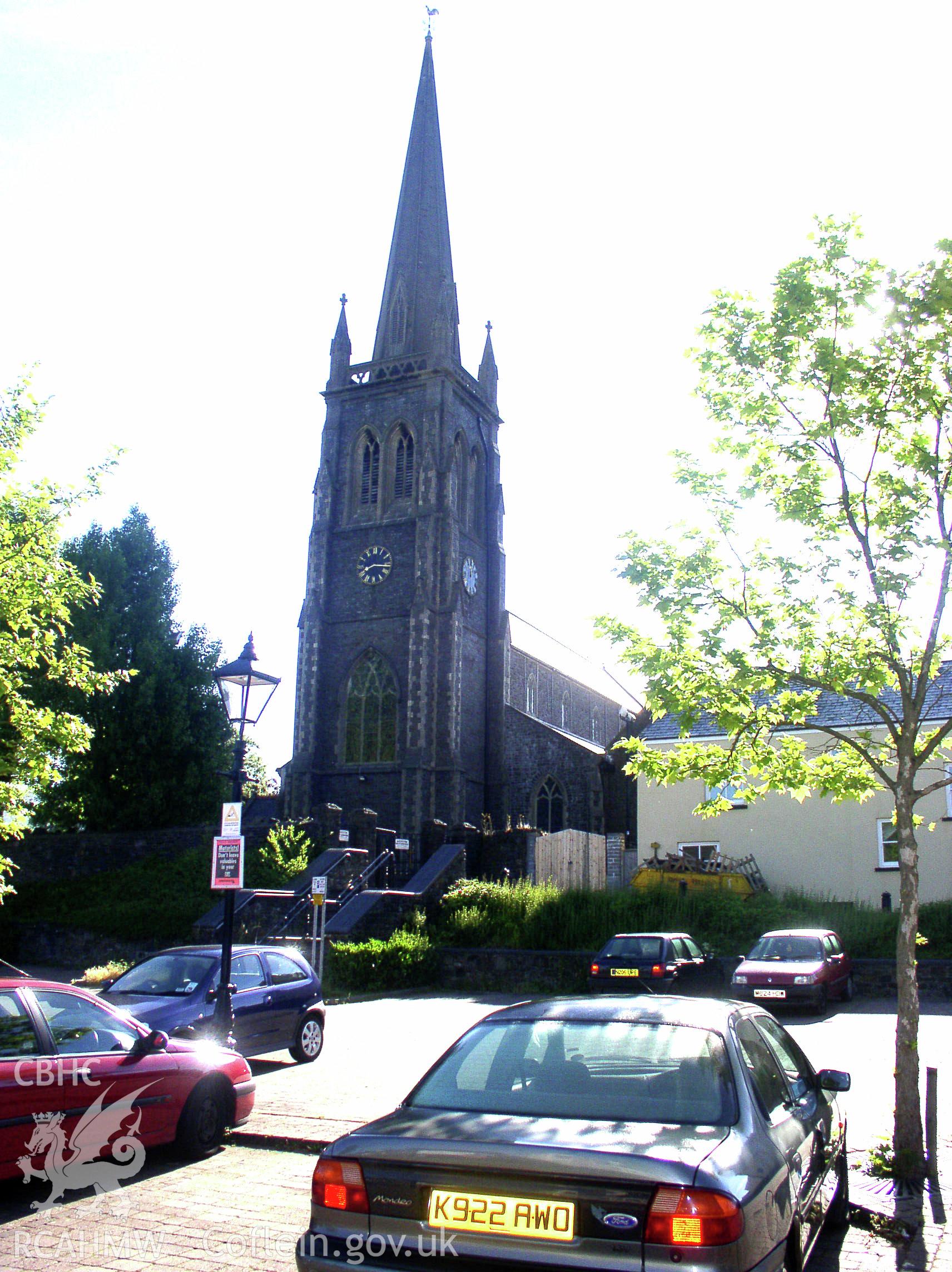 Colour digital photograph showing the exterior of St. Elvans Church, Aberdare; Glamorgan.